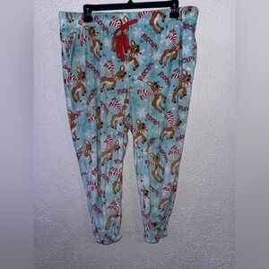 Rudolph Reindeer Pajama Pants